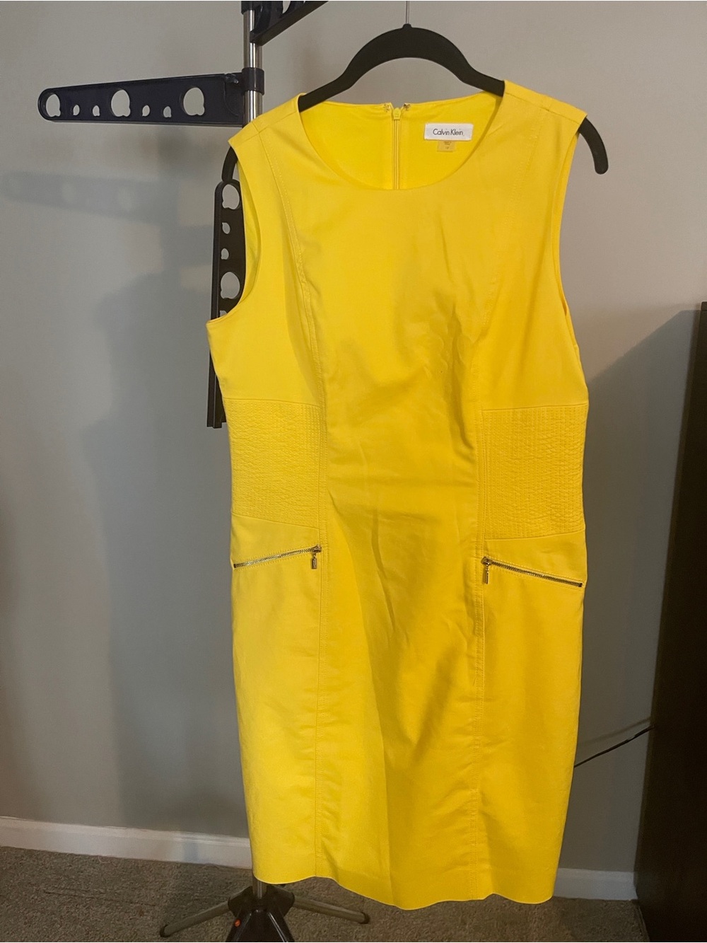 Calvin Klein Women’s Yellow Dress - Sunny Yellow